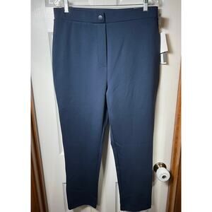 (NWT) Worthington Ultra Stretch Ponte Knit Pants Leggings High Rise Blue XL